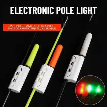 5PC de Pescuit din Plastic Electronice Rod Luminos Stick de Lumină LED Detașabil, rezistent la apa Float Aborda Noapte de Pescuit Musca Indicator Alarmă