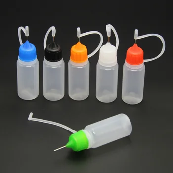 5pcs 10ml Plastic Compresibil Ac Sticle de Ochi Lichid Dropper Eșantion Drop Poate Fi Lipici cu Aplicator de unică folosință Vail