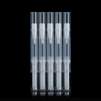 5pcs Gol Twist Creion cu Perie de Unghii Creștere a Genelor Ulei Set Container de unică folosință Sticle de Lichid de Probă Organizatorii