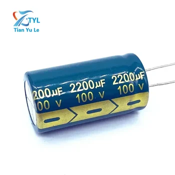 5pcs/lot 100v 2200UF aluminiu electrolitic condensator dimensiune 22*40 de 2200UF 20%