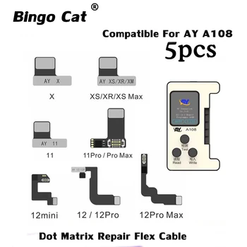 5pcs/Set AY a108 suport Dot Matrix Modul de Reparare Dot Proiector Citit Scrie Fața ID-ul de Reparații Flex Cablu de Sudare Pentru iPhone X-14 Pro MAX