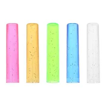 6 buc Creion Cap Sleeve Cover Extender Protector din material Plastic, Rechizite Școlare Noi