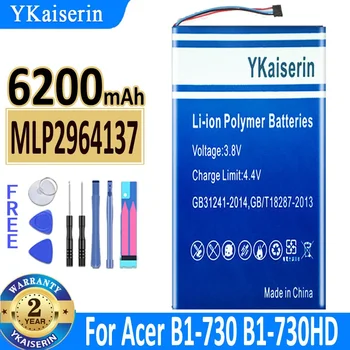 6200mAh YKaiserin Baterie MLP2964137 Pentru Acer lconia 7 One7 B1-730 B1-730HD A1402 nou Bateria + Track NR