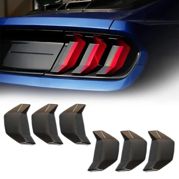 6Pcs Coada de Lumină Lampă Huse Pentru Ford Mustang 2018-2022+ Mustang Stop Acoperă Garda Ornamente Cadru Ramele Accesorii Decor