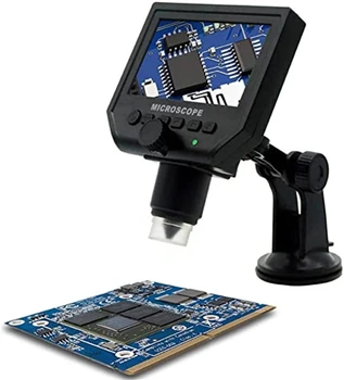 8-Inch HD LCD digital microsope 600 X amplificat baterie reîncărcabilă litiu potrivit pentru circuitul de reparații de instrumente de lipit