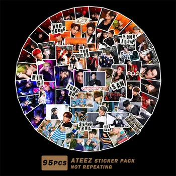 95pcs/set KPOP ATEEZ Reveni Album LUME EP.FIN VA Seonghwa Yunho Yeosang Hongjoong Autocolante DIY Decorare Fotografie Autocolante
