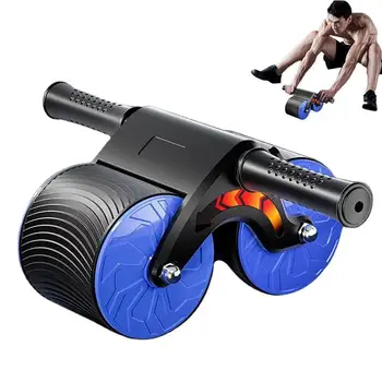 Ab Roller Automată De Revenire Interne Roti Role Pentru Adulti Echipamente De Fitness Acasa Cu Mâner Ergonomic Pentru Abdominali