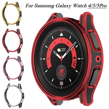 Acoperire pentru Samsung Galaxy Watch 5 Pro 45mm PC-ul Bara de protecție de Protecție Ecran Protector pentru Galaxy Watch 4/5 40mm 44mm Protector Caz