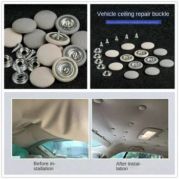 Acoperiș auto Garnituri Kit de Reparare Repara Căzuți Căptușeala Pin pentru Ford Fusion Ranger Kuga MK5 Dom Citit Lampa plăcuței de Înmatriculare