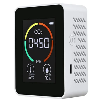 Aer Monitor CO2 Dioxid de Carbon Detector de Calitate a Aerului Temperatură Umiditate Monitor