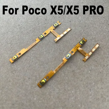 Alimentare Original, Cablu Flex Pentru Xiaomi Poco X5 Pro 5G Putere Pe Off Butonul de Volum Cheie de Flex Cablu de Înlocuire