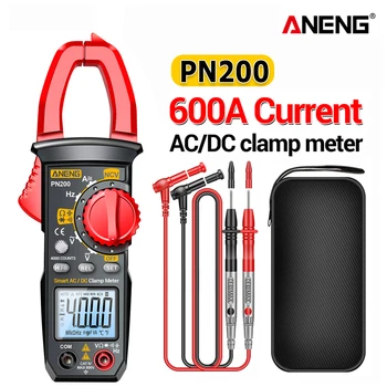 ANENG PN200 Digital ampermetric DC/AC 600A Curent de 4000 de Capete de acuzare Multimetru cu Tester de Tensiune Ampermetru Masina Hz Capacitate NCV ampermetru