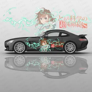 Anime Fata Misaka Mikoto Masina Folie Proteja Autocolante Auto Decal Autocolant Creatoare Mașină Aspectul Modificarea Autocolant Decorativ
