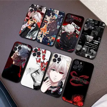 Anime-ul japonez Tokyo Ghoul Caz Telefon din Silicon Moale pentru iphone 14 13 12 11 Pro Mini XS MAX 8 7 6 Plus X XS XR Acoperi