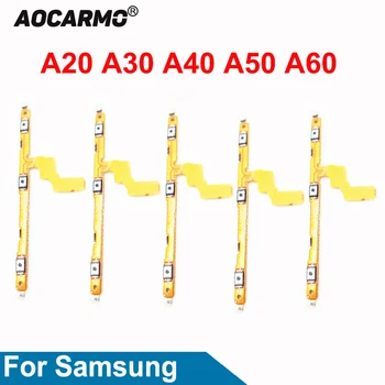 Aocarmo Putere On/Off, Volum Sus/Jos Butonul Flex Cablu Piese de schimb Pentru Samsung Galaxy A20 A30 A40 A50 A60 SM-405 SM-505