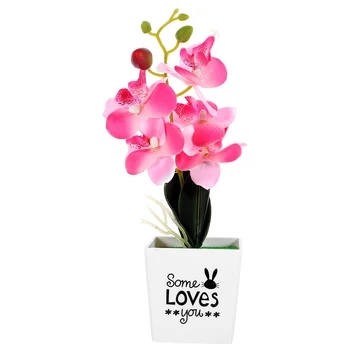 Artificiale Molie Orhidee, Bonsai Decorarea Desktop Faux Ghivece De Flori Simulat Plantă De Ghiveci