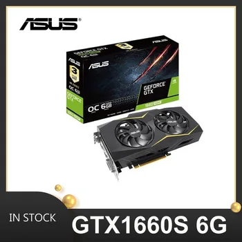 Asus GTX 1660 super 6g 192bit gddr6 nvidia geforce plăci grafice utilizate eth card nu 1060 1650 ti gpu