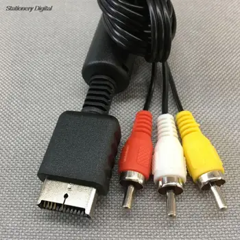 AV Video, TV prin Cablu Audio Video Stereo-Cablu a/V, PS PS3 Pentru Playstation PS1 PS2 PS3 Audio-Video Cablu de Sârmă Pentru 1/2/3