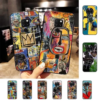 B-Basquiats Art Cazul în care Telefonul Pentru Huawei Mate 10 20 30 40 50 lite pro Nova 3 3i 5 6 7 SE pro 7SE