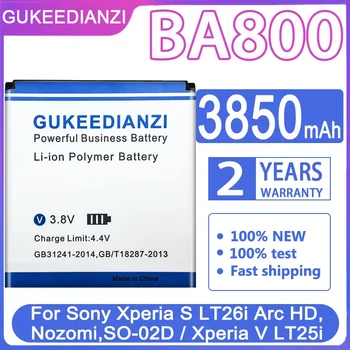 BA800 BA 800 3850mAh de Înlocuire a Bateriei Pentru Sony Xperia S LT26i Arc HD,Nozomi,AȘA-02D/Xperia V LT25i Batteria + Numărul de Urmărire