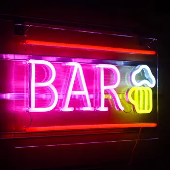 Bar de cafea Led Neon Sign Shop Cafe Bar Restaurant Hotel Decorative Lumina de Neon Perete Dormitor Bucatarie copil de cameră Decor Lumina de Noapte