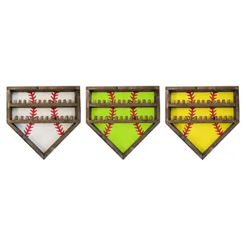 Baseball Caz de Afișare de Protecție a Afișa Show Rack de Vedere Clar Montare pe Perete Umbra Cutie de Rack pentru un Autograf Bile de Stocare de Colectare