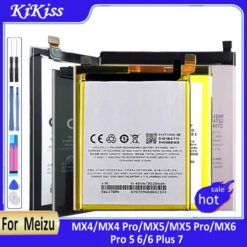 Baterie Pentru Meizu Mei zu MX4 MX5, MX6 Pro 5 6 7 Plus BT53 PRO6 Pro7 Baterie BT53 BT51 BT56 BT65M BT45A BT66 BA792 BT40 BT41