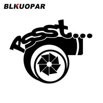 BLKUOPAR PSSST Turbo de Artilerie Clipart Autocolante Auto Personalitate Vinil Decal Creative Amuzant Windows Bara de protecție Auto Lable Grafica