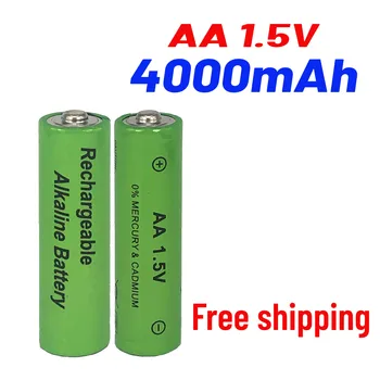 Brand AA acumulator 4000mah 1,5 V Alcaline Noi Reîncărcabilă baterie pentru lumina led-uri de jucărie mp3 + transport Gratuit