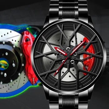 Brand de moda Creative Bărbați Sport Cuarț Ceas pentru F1 Ferrary Curse Ceas de Mână rezistent la apă Luminos Non-Mecanice Ceas