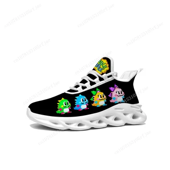 Bubble Bobble Adidași Joc De Desene Animate Barbati Femei Adolescent Sport Pantofi De Funcționare De Înaltă Calitate De Moda Personalizat Construit Dantela-Up Pantofi