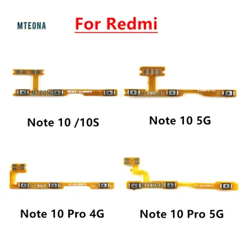 Butonul de alimentare Comutator de Volum, Buton On / Off Cablu Flex Pentru Xiaomi Redmi Nota 10 Pro Lite 4G 5G Nota 10