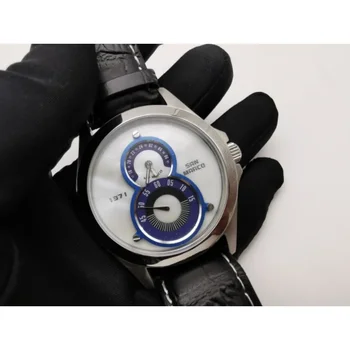 Bărbați Mechanical Ceas Micro Rotor Ceas Retro de Personalitate Cadran Safir rezistent la apa Oglinda Bărbați Ceasuri de mana Mecanice