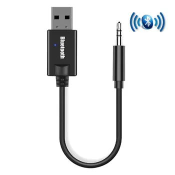 Car Kit Receptor Bluetooth Mini Jack de 3,5 MM AUX Audio MP3 Muzica Dongle USB Adaptor pentru Tastatura Wireless Radio FM Difuzor