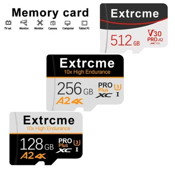 Card de memorie de 128GB, 256GB 512GB Flash Card de Memorie de 512 GB Micro TF/SD Card de Memorie de Mare Viteză Micro Tarjeta Sd 128GB Pentru DJI Telefon