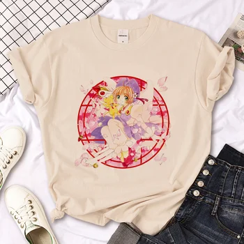 cardcaptor Sakura Magic Girl t shirt femei designer de vara harajuku top fata de grafic de îmbrăcăminte