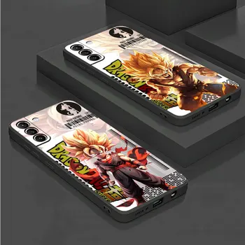 Caz Pentru Samsung Galaxy S23 Ultra S22 S21 FE S20 Plus S10 Lite S9 S8 S10e Nota 20 Telefon Capacul Negru Shell Super Anime D-Dragoni