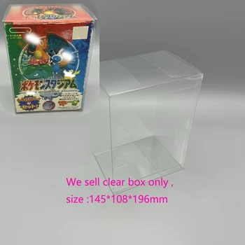 Clar animale de COMPANIE cutie Pentru N64 Poke mon Stadionul joc versiune în ediție limitată de colecție Afișaj Stocare de protecție Transparent cutie