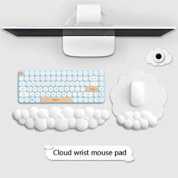 Cloud Forma Încheietura Restul Pad Material PU, Anti-Alunecare de Cauciuc Baza de Spuma de Memorie, Mouse-ul Încheietura Drăguț Birou Accesoriu