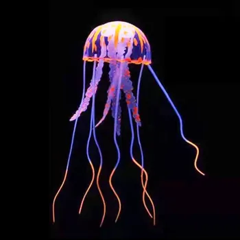 Colorate Artificial Noapte Stralucitoare Meduze Hipocampus Rezervor De Pește Acvariu Decor Mini Ornament Decor Acvatic Consumabile Pentru Animale De Companie