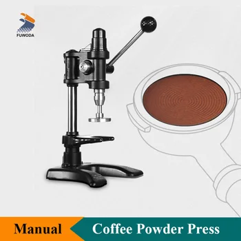 Comerciale Cafea Tamper 58mm Cafea Manual Apăsați Instrument din Oțel Inoxidabil de Compactare Mașină Plat și Tip Filet