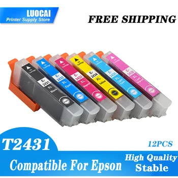 Compatibil Cartuș de Cerneală pentru T2431 24XL T2431-T2436 Pentru Epson EXPRESSION PHOTO XP-55 XP-750 XP-760 XP-850 XP-860 XP-950 XP-960