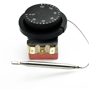 Control Sonda 1x Comutator Instrument de schimb Accesorii Termostat Controler 0℃～120℃ 12V 5mm Diametru Reglabil