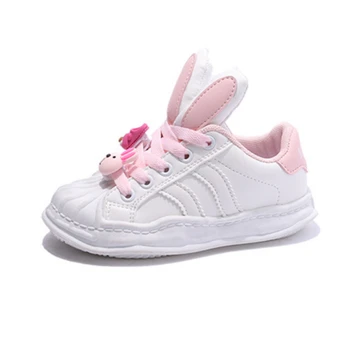 Copii Adidasi Pantofi Fete Drăguț Iepure Urechi Mari Pantofi Sport Copii Pantofi De Copil Bord Pantofi 2023 Copii Casual Mici, Albe, Pantofi
