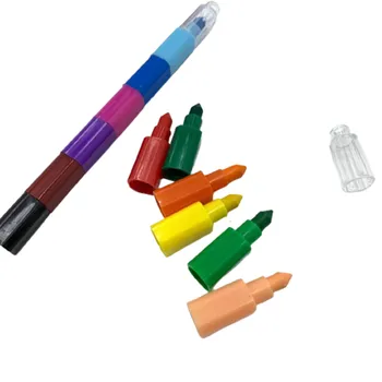 Copii Pictura Despicare Creioane colorate 12 Culori de Mână-pictat de Creatie Graffiti de Culoare Blocuri Despicare Creioane colorate