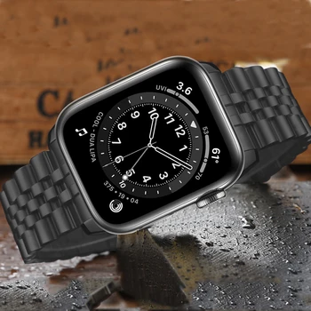 correa pentru apple watch se trupă seria 6 5 4 44mm 40mm de Lux din Oțel Inoxidabil Brățară de link-ul pentru iwatch curea 3 42mm 38mm benzi