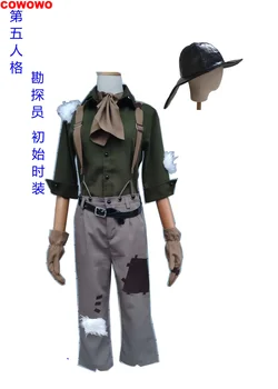 COWOWO Identitate V Pălărie de Moda Prospector Cosplay Costum Pentru Jocul Anime Petrecerea Uniformă Hallowen Juca Rolul Haine Imbracaminte