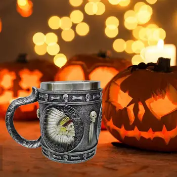 Craniul Ceașcă De Halloween Thriller Cupa Decor Craniu Cupa Decor De Halloween Rășină Fantoma Schelet Cana De Cafea Ceasca De Halloween Cadou