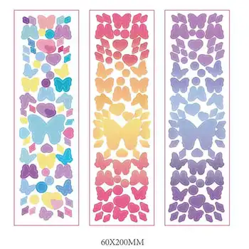 Creative Spumante Fluture Colorat cu Laser Autocolante DIY Album Idol Album Carte Cadou Decorativ Papetărie Autocolante