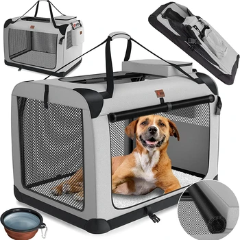 Cușcă de câine Masina Canisa Excursie de o Geantă de Companie Bagaje de Călătorie Masina Cușcă de Câine și de Pisică Cușcă Pliere Mediu și Câini de talie Mare